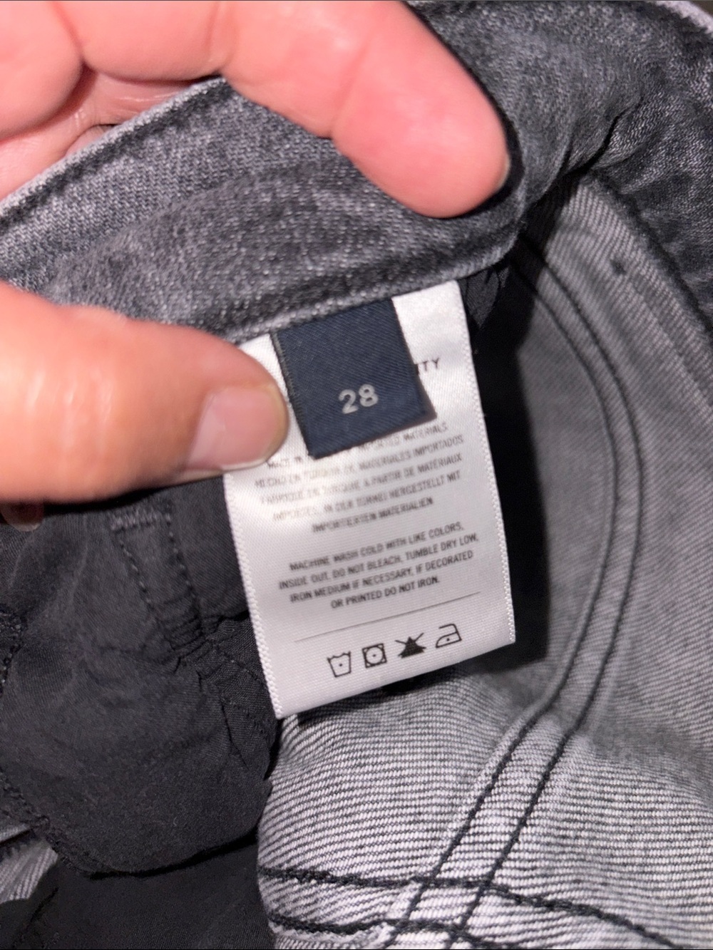 Citizens of Humanity Daphne Crop Jeans Gray Stovepipe Silhouette Size 28 - Picture 5 of 13